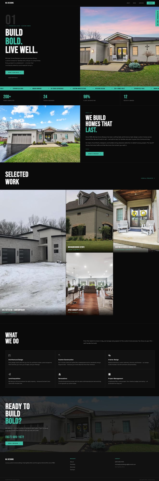 Design 3 — Bold & Modern