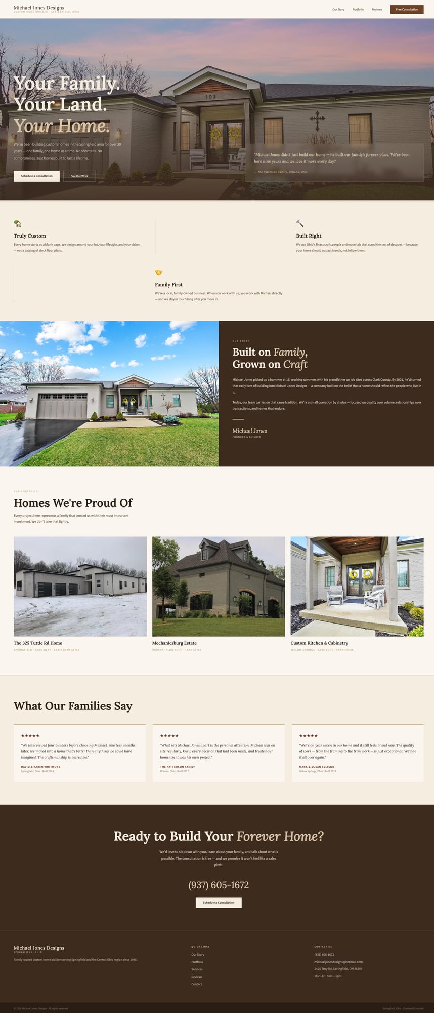 Design 4 — Warm & Family